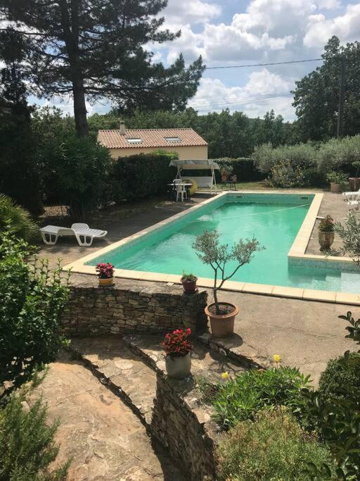 Gite Avec Piscine Au Coeur De La Vallee De La Ceze Saint-Laurent-de-Carnols Exterior foto