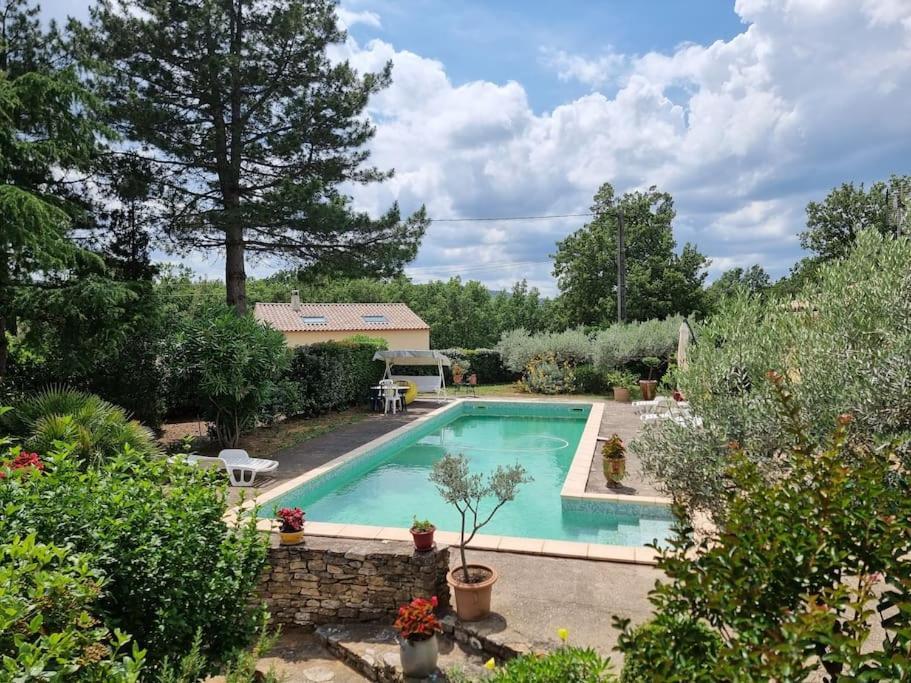 Gite Avec Piscine Au Coeur De La Vallee De La Ceze Saint-Laurent-de-Carnols Exterior foto